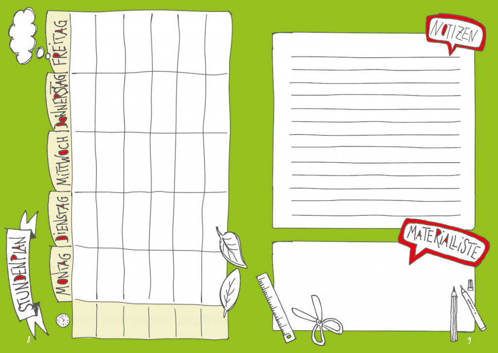 Stundenplan & Infoseite